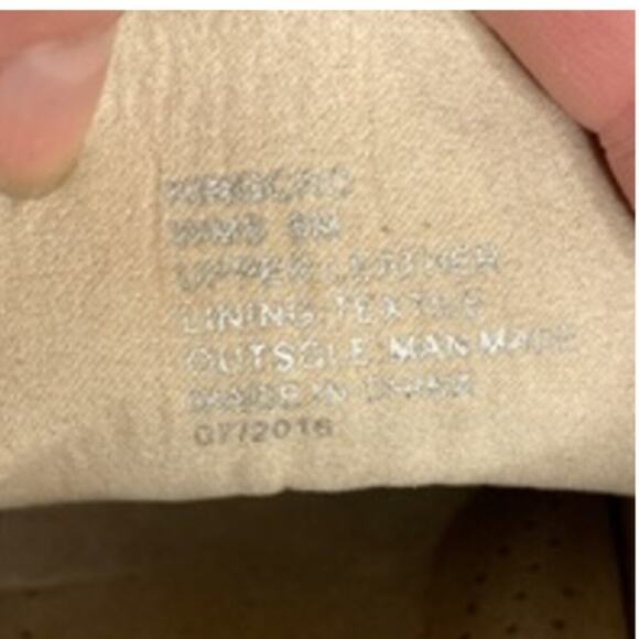 Metallic Gold Leather Velcro Sneakers Kenneth Cole New York Size 6 - Picture 5 of 9